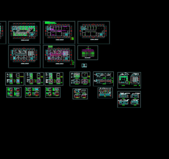 群艺馆KTV包房装修图cad图纸