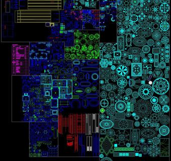 建筑CAD室内装修模块
