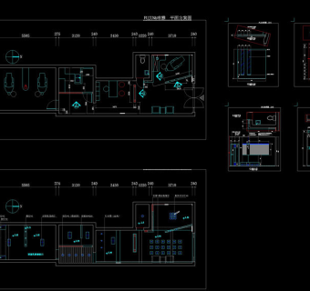 牙科诊所建筑装修图cad图纸