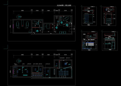 牙科诊所建筑装修图cad图纸
