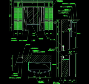 窗及窗套详图CAD