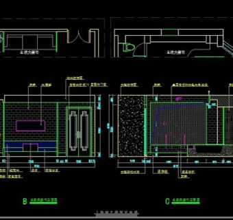 总统包间水吧CAD