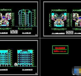 B型住宅平面cad设计图纸