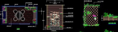 水景墙CAD施工详图