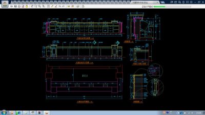 某高档大酒店大堂服务总台前台CAD设