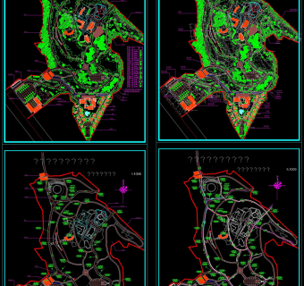 某市西山公园西区规划cad源文件