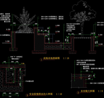 花池cad图纸