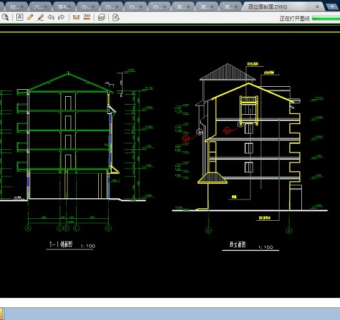 某大型办公商住综合楼全套CAD建筑施