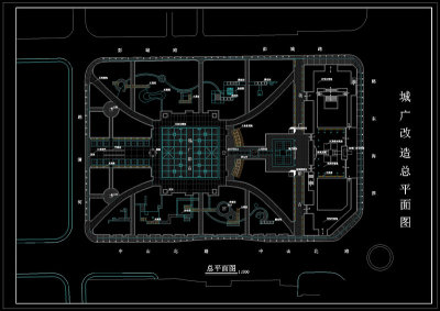 广场设计cad图纸