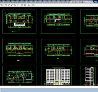 某高层办公楼全CAD设计施工图