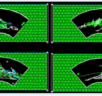 CAD制作的墙画中国画图库