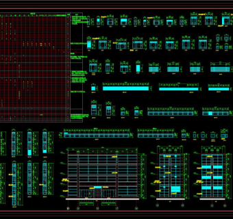 窗表及窗立面CAD素材
