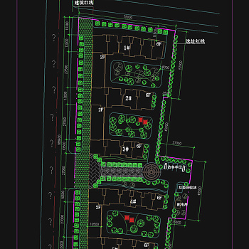 某住宅小区总cad平面图