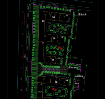 某住宅小区总cad平面图