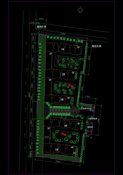 某住宅小区总cad平面图