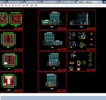 北方高档酒店CAD设计方案图纸
