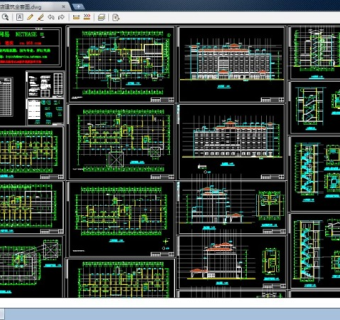 大型酒店全套CAD方案设计施工图