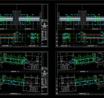 东西连廊CAD图纸