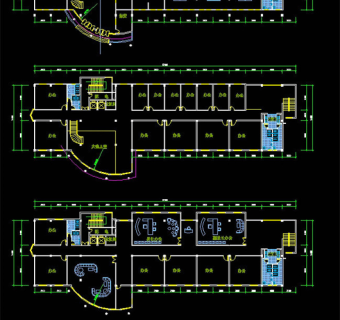 欧式办公楼CAD图纸