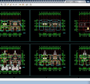 某住宅平立面图CAD文件