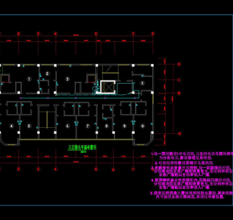 楼层弱电cad图纸