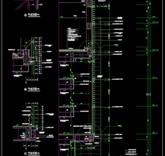 区外墙大样CAD图纸