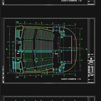 会议中心建筑素材CAD图纸