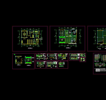 办公室装修装饰cad图纸