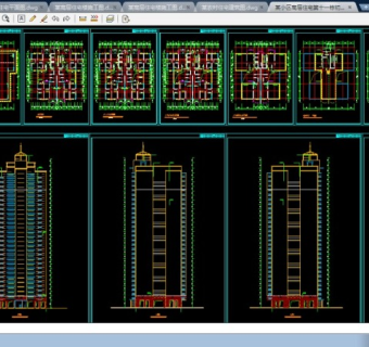 xx小区高层住宅第十一栋初步设计cad