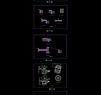 花钵座椅广场剖节点cad图纸