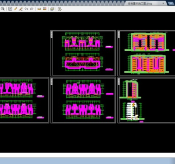 住宅建筑详细CAD施工图纸