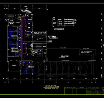 十二层电力CAD图纸