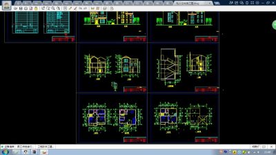 xx私人住宅建筑设计cad施工图