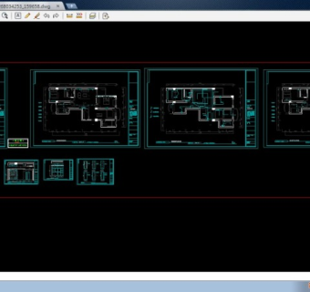 xx住宅楼平面cad成套图纸dwg