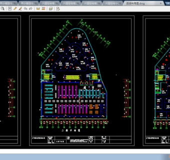 某百货商城CAD平面布局图纸