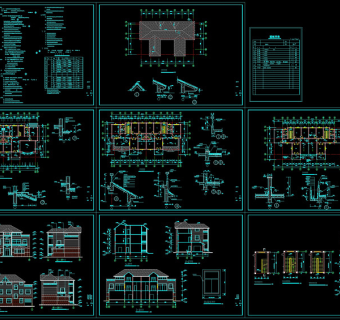 多层住宅建筑cad图纸