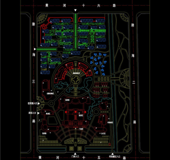 某医院规划总图CAD图纸