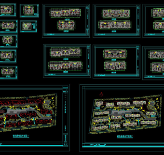 经典住宅cad户型