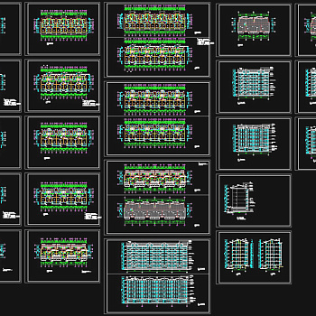 某多层住宅全套cad图纸