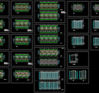 某多层住宅全套cad图纸