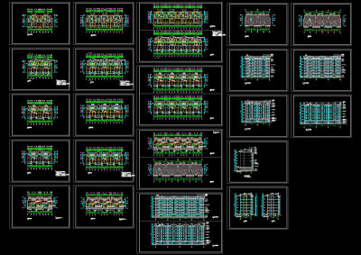 某多层住宅全套cad图纸