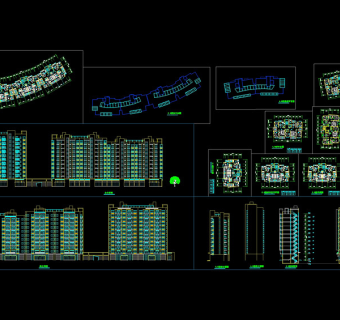 高层住宅cad图纸