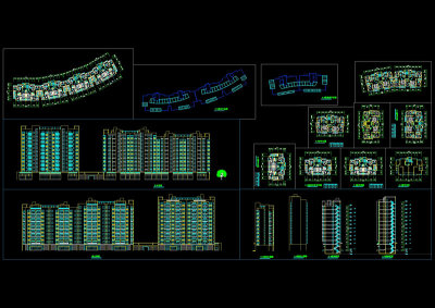 高层住宅cad图纸