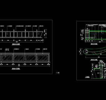 服务吧台cad素材