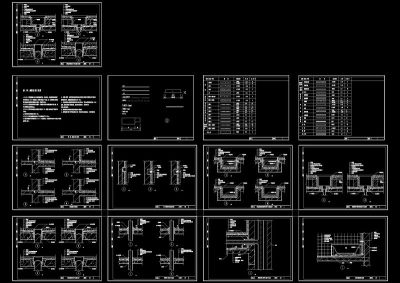 厨浴厕防水图集cad图纸