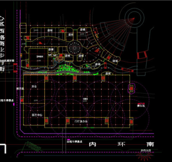 博物馆平面CAD图纸