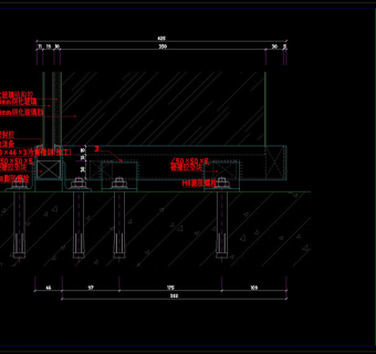 吊挂节点图cad图纸