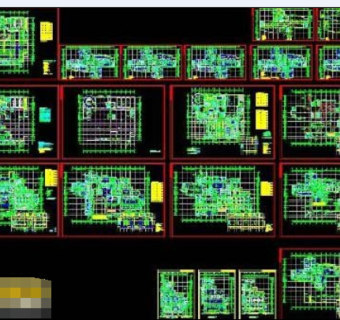 某医疗办公建筑cad施工图
