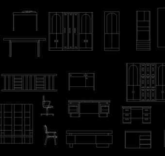 家具cad图块