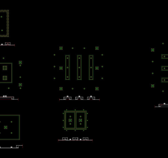 棚顶造型cad图块